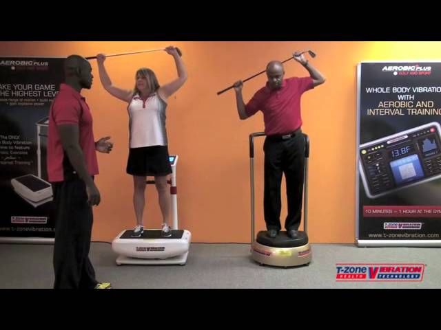 T-Zone Vibration Workout at Home Partner Golf Warm Up